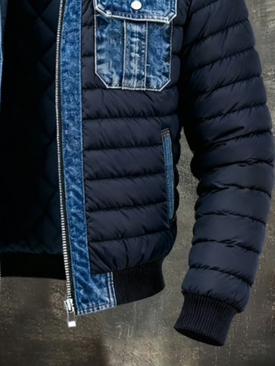 Maison | Chaqueta híbrida acolchada en denim