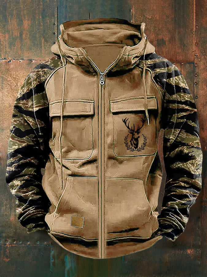 Nordrek™ | Sudadera Táctica con Capucha y Cremallera Multibolsillos