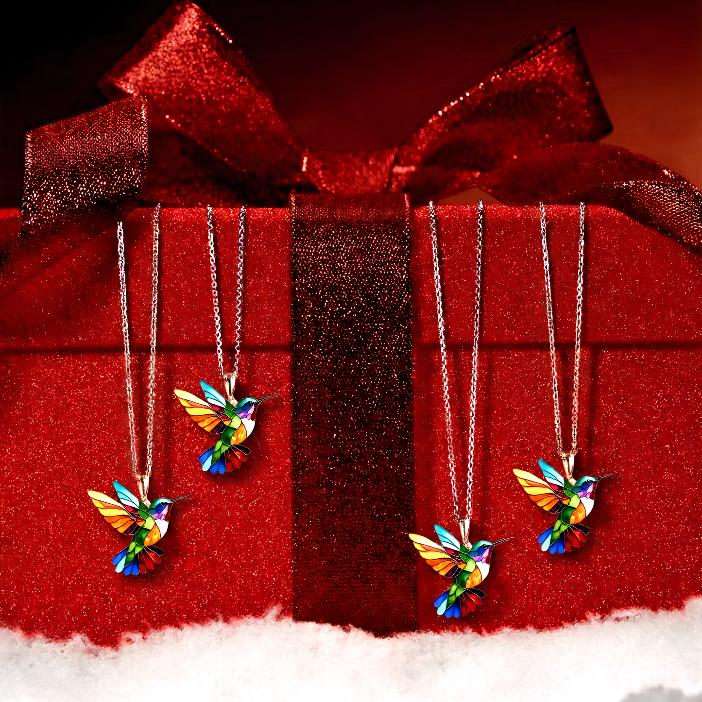 Pendientes Colibrí Amuleto Collar Regalo – Edición Limitada