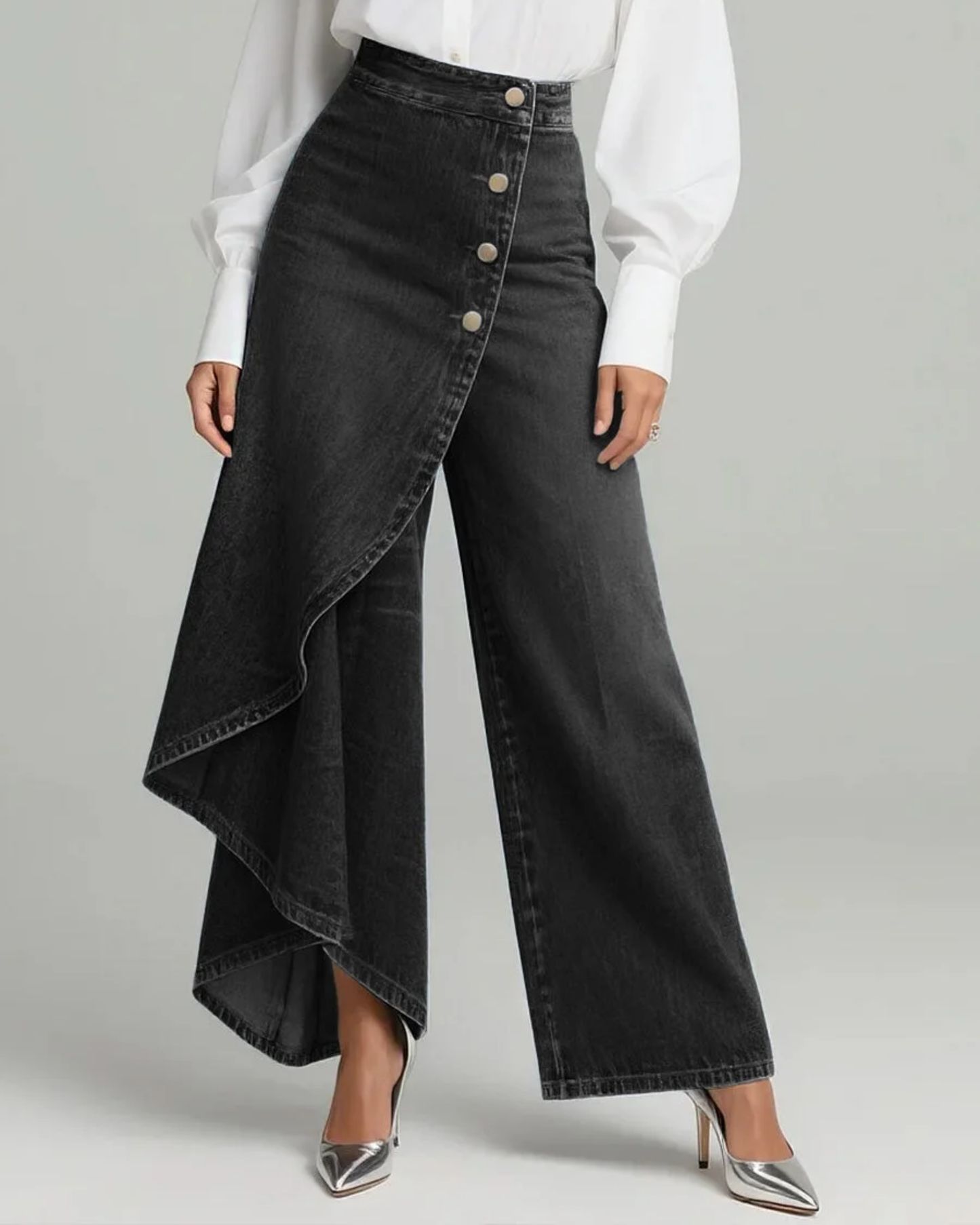 Elvora™ | Pantalones envolventes de denim