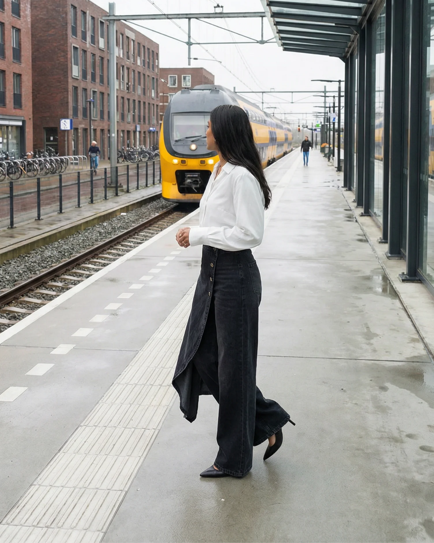 Elvora™ | Pantalones envolventes de denim