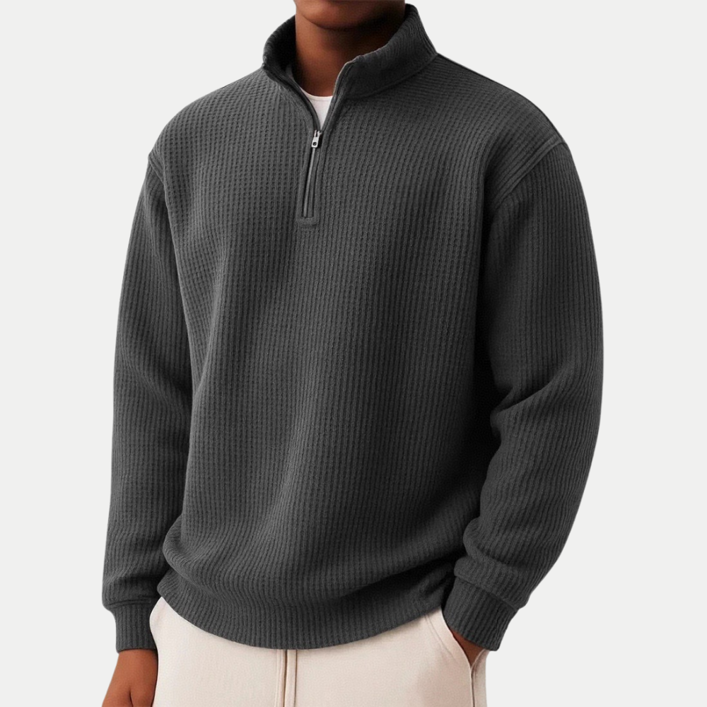 Samuel™ | Sudadera con Cremallera de Comodidad Diaria y Estilo Atemporal