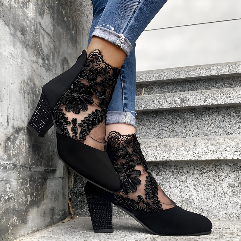 Alexa | Botines con Encaje