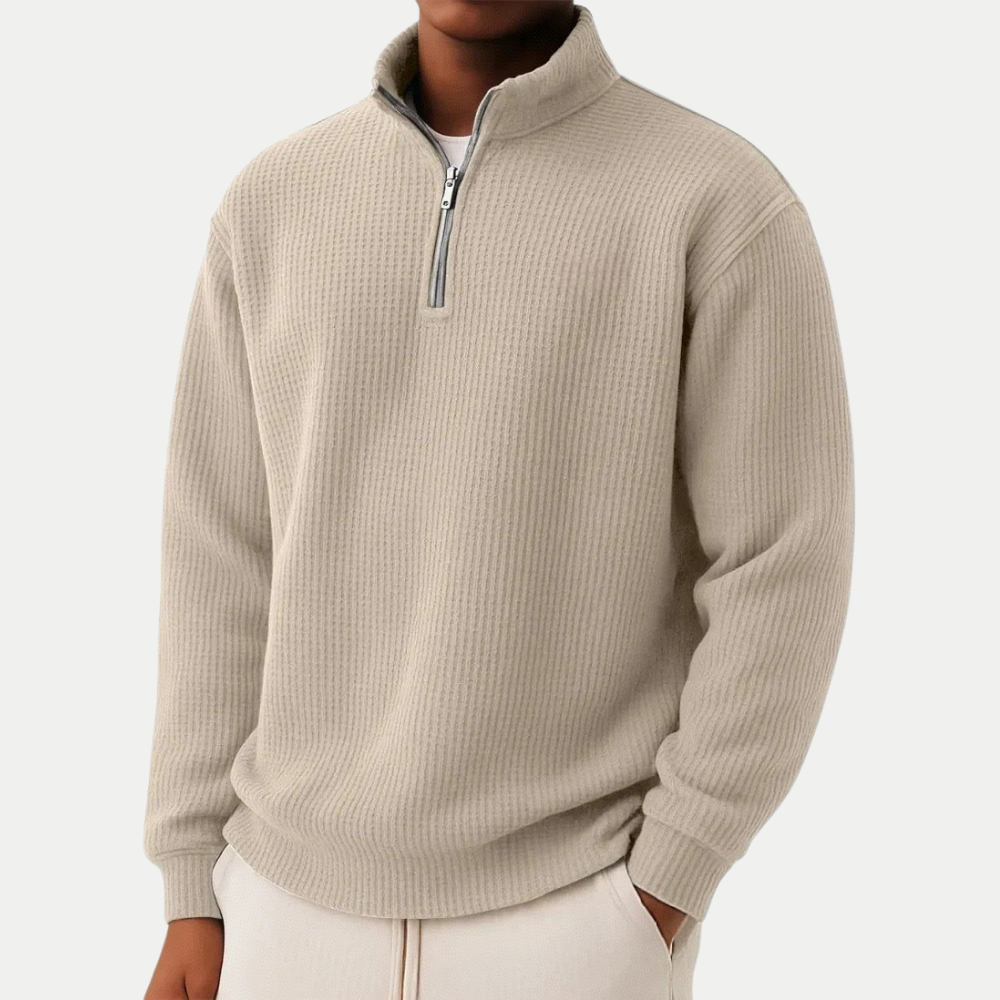Samuel™ | Sudadera con Cremallera de Comodidad Diaria y Estilo Atemporal