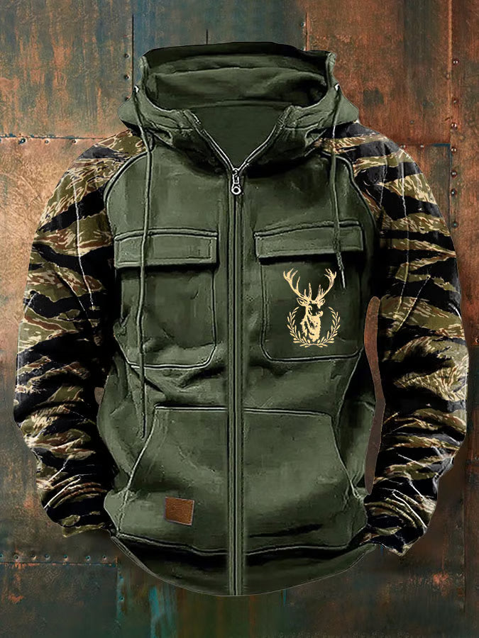 Nordrek™ | Sudadera Táctica con Capucha y Cremallera Multibolsillos