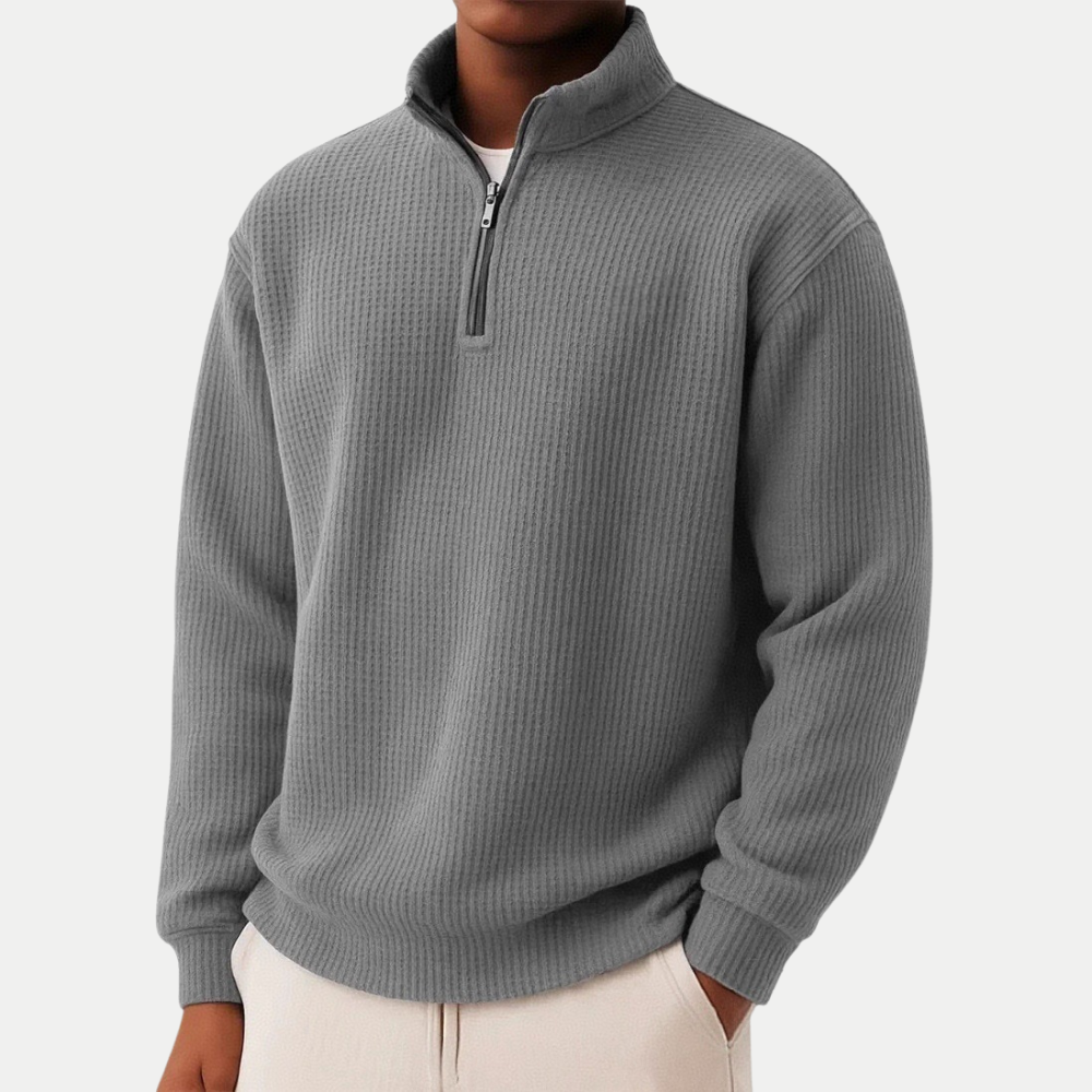 Samuel™ | Sudadera con Cremallera de Comodidad Diaria y Estilo Atemporal
