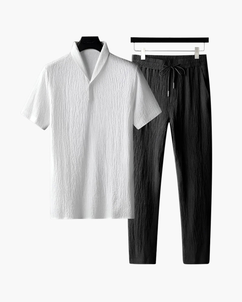 Benidorm | Conjunto de Polo de Algodón y Pantalones