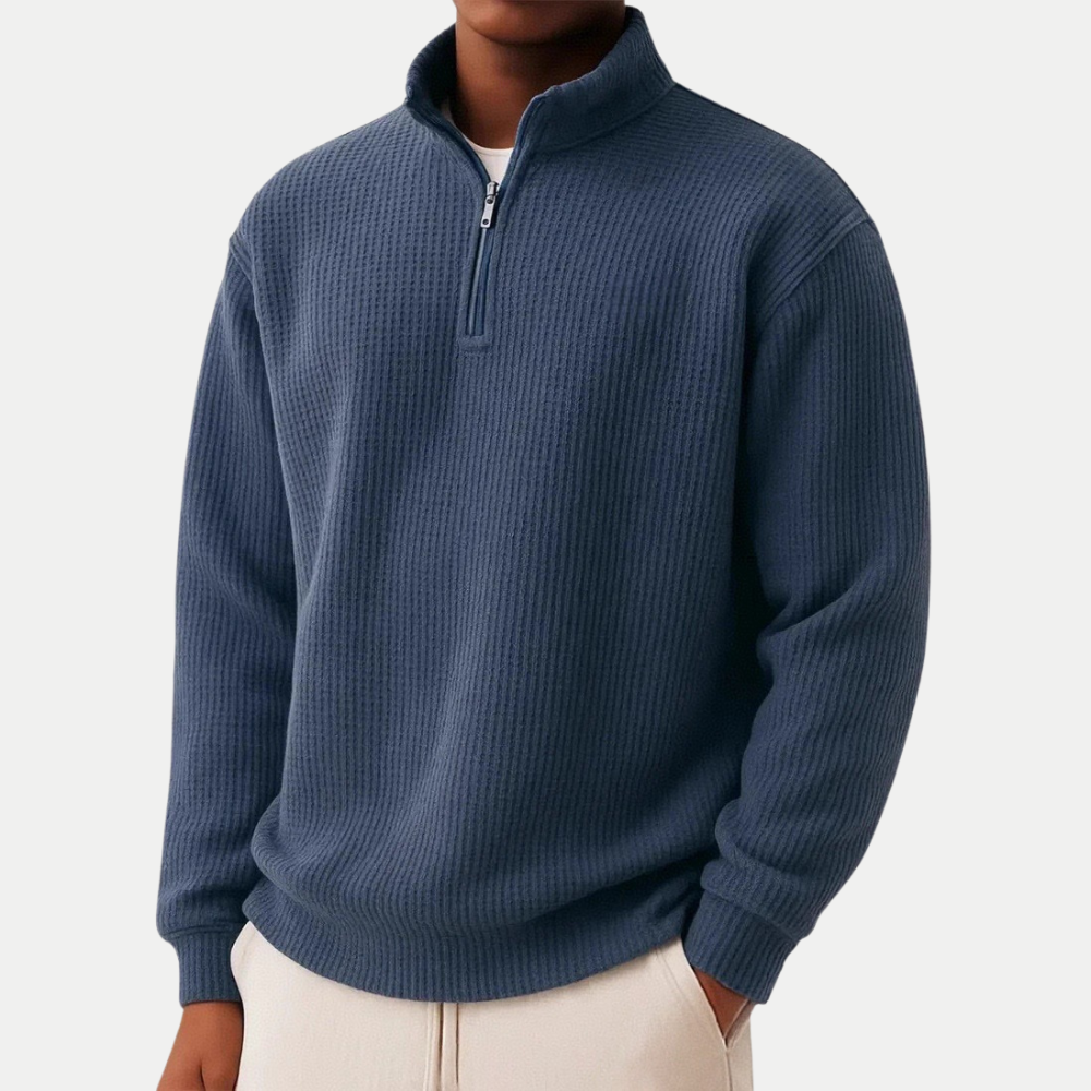 Samuel™ | Sudadera con Cremallera de Comodidad Diaria y Estilo Atemporal
