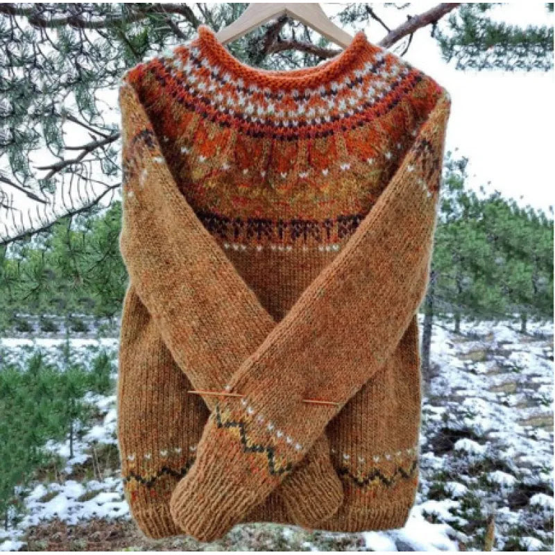 Solveig | Suéter Cálido con Detalles Clásicos de Invierno