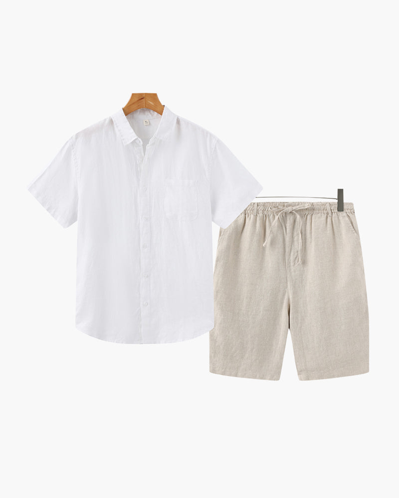 Formentera |Conjunto de Lino  (Pantalones Cortos)