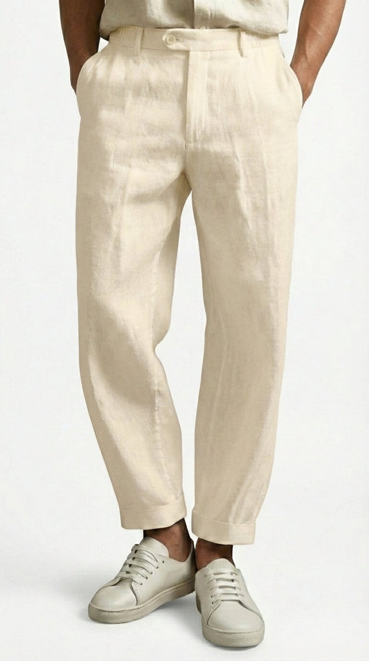 MIGUEL - PANTALÓN ELEGANTE DE LINO