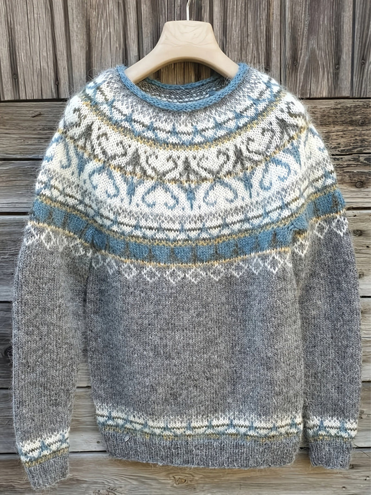 Elina | Suéter Cálido con Detalles Suaves de Invierno