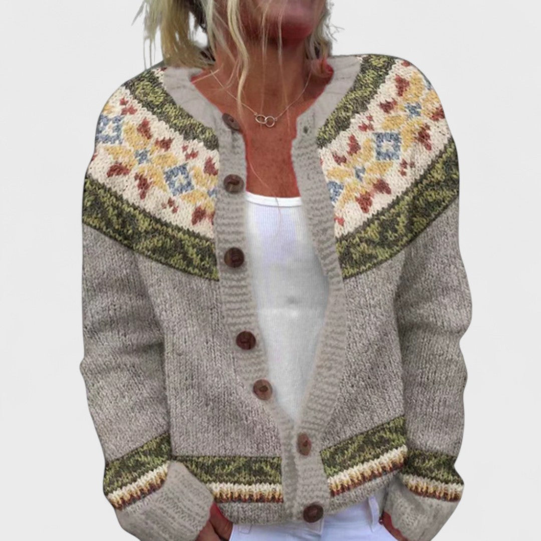 Sofi - Cardigan de punto premium con diseño chic
