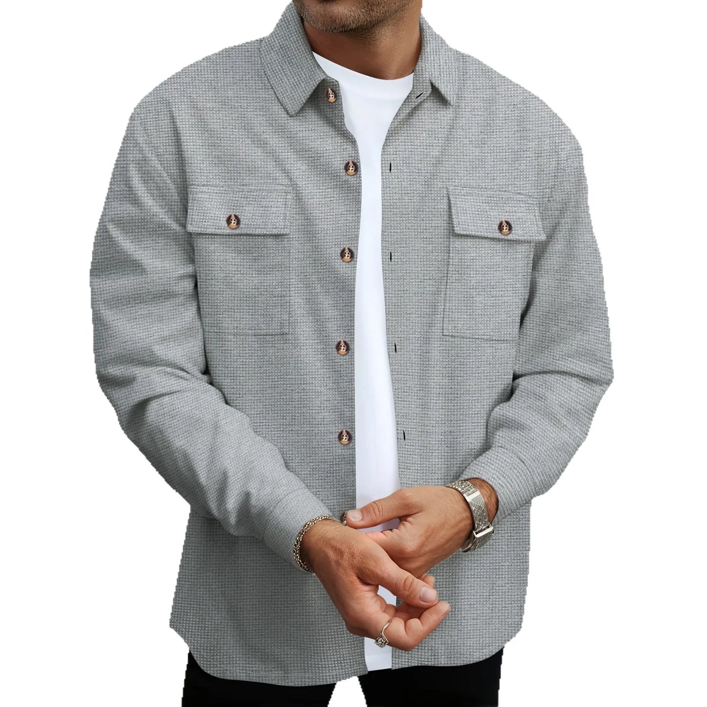 SveaKurd – Camisa de hombre en pana suave