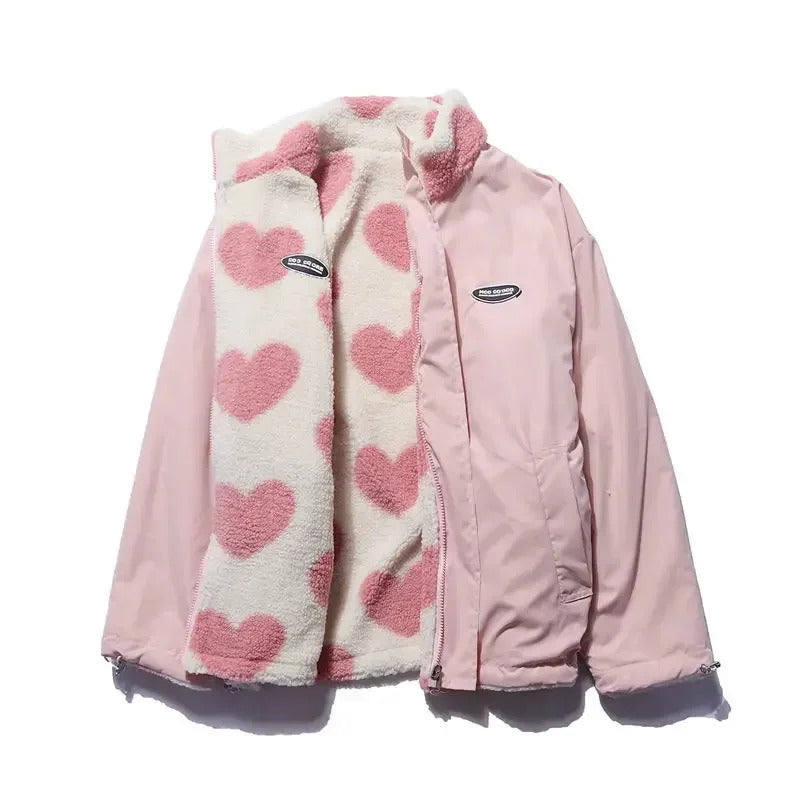 Azalea | Chaqueta Reversible con Corazón