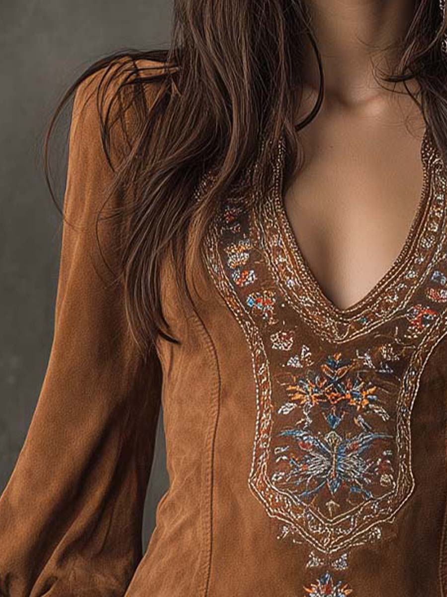 Marion™ | Vestido Mini de Ante Retro
