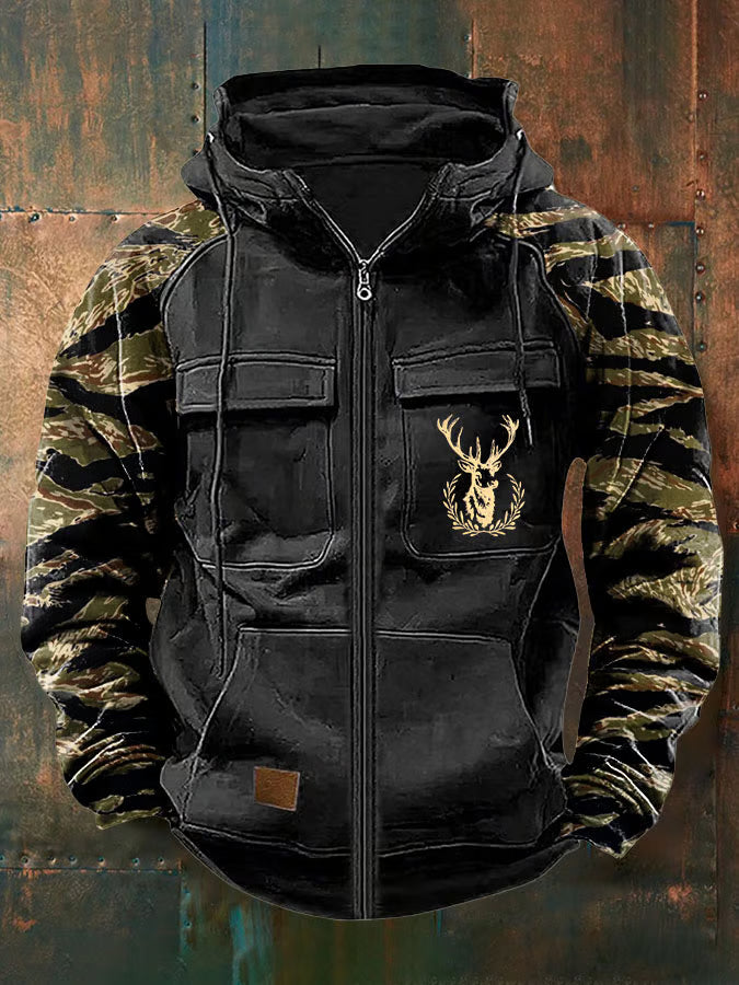 Nordrek™ | Sudadera Táctica con Capucha y Cremallera Multibolsillos