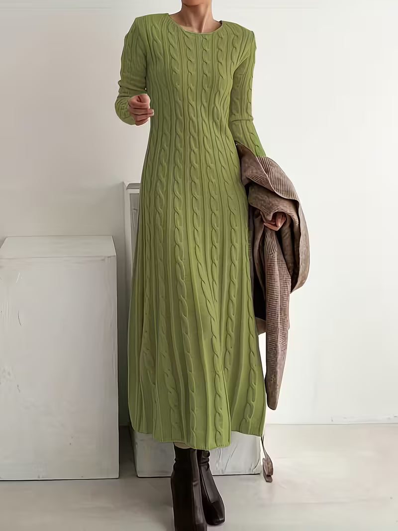 Jemima - Vestido Largo de Punto Elegante