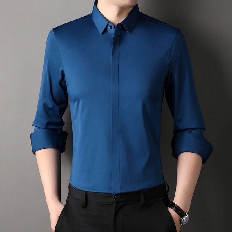 Mateo™ | Camisa elástica sin arrugas