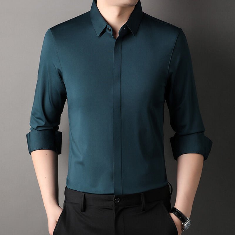 Mateo™ | Camisa elástica sin arrugas