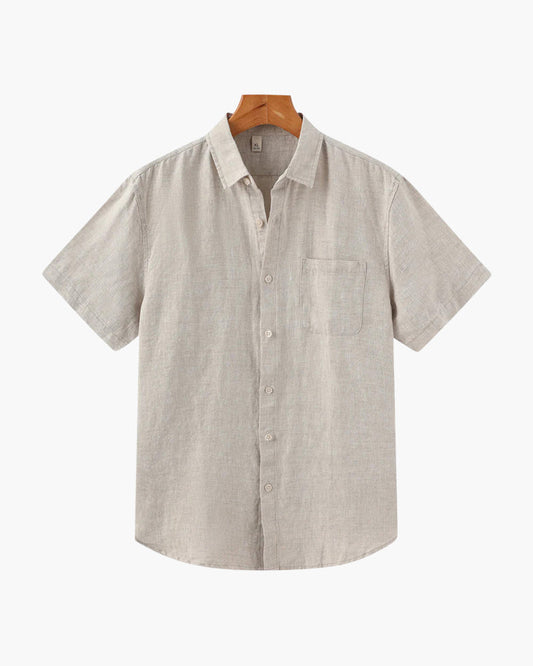 Melila | Camisa de Lino de Manga Corta