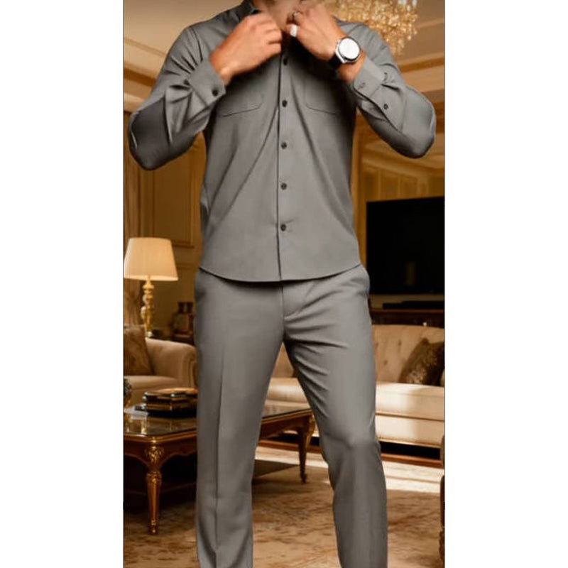 Conjunto de traje de paseo de dos piezas