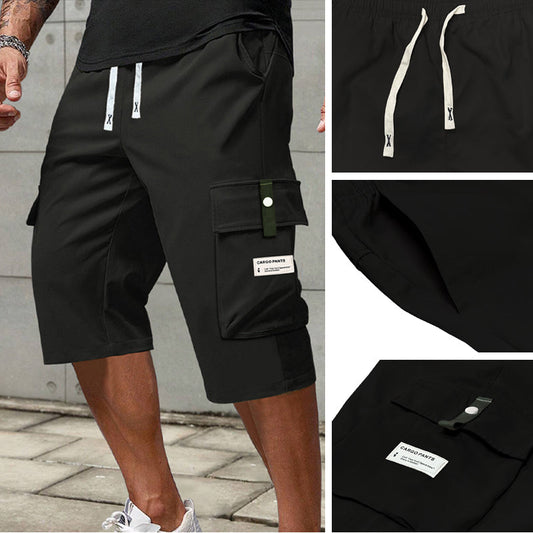 Pantalon cargo capri